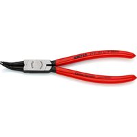 KNIPEX 44 31 J22 Circlip Pliers for internal circlips in bore holes 45° angled plastic coated black atramentized 180 mm