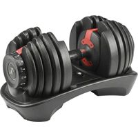 Strongology Relentless24 Home Fitness Single Adjustable Smart Dumbbell from 2.5kg up to 24kg Training Weights