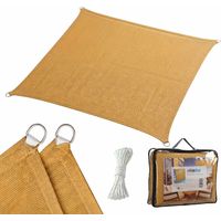 HDPE Shade Sail With Eyelets, Breathable Sun Shade