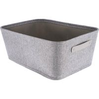 Cestino per abiti in poliestere + eva l32,5xd45xh18 cm - grigio - Tendance