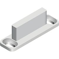 Cinetto PS06 Gleiter zur Designvariante Innenfront Möbelbeschlag Kunststoff grau