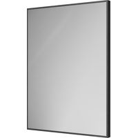 Colore Brandon Matt Black Aluminium Framed 600mm x 800mm Mirror