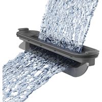 Hansgrohe RainDrain Match - Caniveau de douche linéaire avec grille en inox 1000, avec cadre réglable en hauteur, inox brossé 56041800