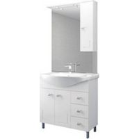 MOBILE BAGNO EVA 85 COMPLETO BIANCO