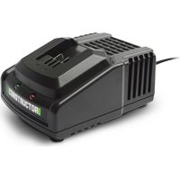 Chargeur rapide pour électroportatif 20V max – Temps de charge 1H pour 2Ah – Compatible avec batteries PSBAT20-2A et PSBAT20-4A – Constructor