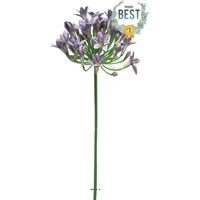 Agapanthe artificielle en tigeH 75cm, grande tête D 14 cm Lavande - BEST - couleur: Lavande