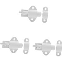 3ensembles Lot De Verrous à Ressort Pour Fenêtres Et Portes Système De Verrouillage Automatique Installation Facile Sécurité Renforcée Mécanisme Et Résistant