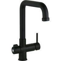 Miscelatore lavello cucina a 3 vie separate in colore nero opaco Acquora 3300ANEROOPACO Nero opaco