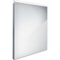 Nimco Espejos - Espejo con iluminación LED, 60x70 cm, aluminio ZP 8002