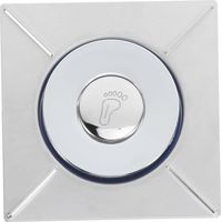 Couvercle de drain désodorisant de drain de plancher Bouchon de vidange Drague de tuyau de vidange de machine à laver Panier de vidange d'égout Filtre Acier inoxydable , noyau en cuivre , argent