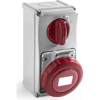 Rs Pro – Connecteur industriel 3P+N+E 32A 400 V – Montage mural IP67 pour environnements exigeants – Coffret de sécurité chantier