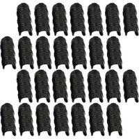 30 Pcs Pinces De Tuyau Couverture De Plante Filet Tunnel Cerceau Clips Pince Filet Tunnel Cerceau Clips Verser Film Ombrage Filet Tige Clip Pour Serres Cadre Abris (Noir)