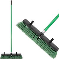Besen MagicHome B0701, Garten, Stiel 135 cm, 45 cm