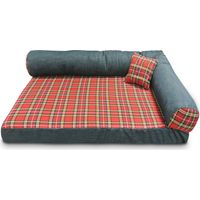 Baldiflex Divanetto Cuccia Materassino in Memory per Cani Tobia Memory 8+2 cm misura 90x55 cm - Cuccioletti