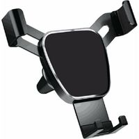 Support de Téléphone Portable de Voiture, Support de Téléphone Portable de Voiture Ventilation Support de Voiture Support de Téléphone Portable Antidérapant pour Voiture,Noir