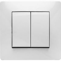 Interrupteur famatel habitat 15 double 10A 250V