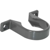 WS34G FloPlast Solvent Weld Waste Pipe Clip 32mm Grey ABS