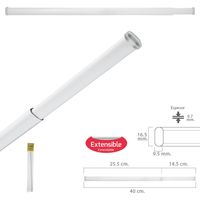 Ausziehbare Scherstange 25,5/40 cm. Mit einstellbarer Druckfeder (1 Stück)