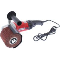 Varan Motors – Satineuse 1400W NEDMP01 – Vitesse 500-3000rpm – Rouleau 120mm pour inox et métal – 6 vitesses avec régulation constante