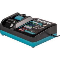 Makita – Chargeur rapide 40Vmax pour accus XGT Li-ion – Compatible 14,4V/18V – Chargeur pour électroportatif – 191E078