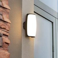 ( 18W Warm Light) Applique extérieure étanche hôtel Jardin Applique Cour LED Super Lumineux Simple Moderne Balcon Applique