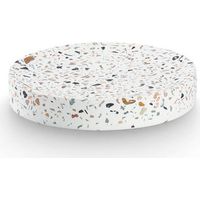 Seifenschale aus Zement TERRAZZO, Ø 11 cm