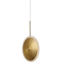 Bing - moderne LED-Lampe, Messingplatte, 20 cm