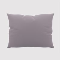 Taie d'oreiller unie 50x70 cm ZZZ gris