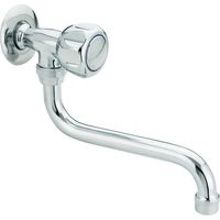 Robinet mural chromé orientable avec poignée de commande Idral 0162M12 Chromé - Laiton