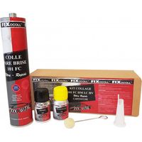 Topcar – Kit collage pare-brise 310ml FIXKIT101FCX310 – Colle multi-usage pour pare-brise – Buse pré-découpée et primer inclus