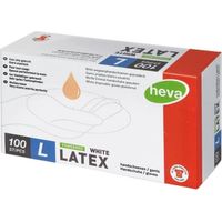 Gants Jetables Latex Naturel Poudres Ambidextres - Boite 100 Gants - Taille XS - Usage Medical, Alimentaire et Industriel