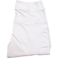 Oypla Coco Equestrian White Ladies Horse Riding Jodhpurs Leggings - XXS