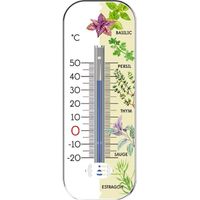 termometro metallo stil 19 cm senza pile senza mercurio