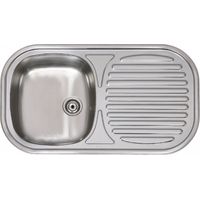 PRACTIC fregadero fi roma 1s+e 8045 vg 690264 practic , FREGADERO INOXIDABLE CON ESCURRIDOR FI ROMA CON VÁVULA GRANDE DE 80 x 45 CM VG REF. 690264 DE PRACTIC
