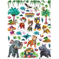 Stickers géants Pat'Patrouille - Jungle Pups - 65 CM x 85 CM