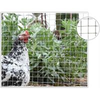 MALLA METALICA CUADRADA GALVANIZADA, ROLLO 1x25 METROS ( cuadrado 6 mm )