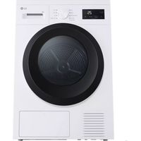 LG – Sèche-linge pompe à chaleur 8 kg – Capteurs de séchage – Classe énergétique A++ – Faible niveau sonore – Top amovible