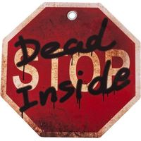 Affiche Décoration Murale - Dead Inside - Multicolore - 24x24 cm - Intérieur - Contemporain