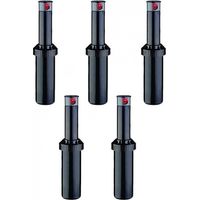 Lot de 5 Arroseur KRain Minipro 1/2'' Arroseur turbine d'arrosage Portée 4,9 à 14m, Angle réglable Arrosage professionnel