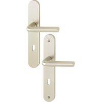 Ensemble sur plaques ARLES type clé L finition champagne HOPPE 634620