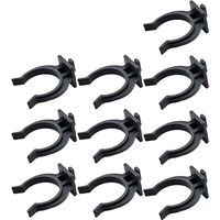 10 Stück Sockelleistenclips, XU, Sockelleistenclip, Befestigungsclips für Küchensockelleisten an Sofas, Tischen, Betten, TV-Ständern, Schränken und anderen Möbeln - KZQ