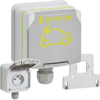 Legrand – Prise saillie Green'up Access 16A 230V – IP66 étanche – Compatible modes 1-2 – Installation sécurisée pour véhicules électriques