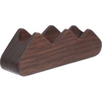 Porte-cartes de visite de bureau, support en bois pour cartes de visite, porte-cartes de bureau-12.00X4.00X2.50CM