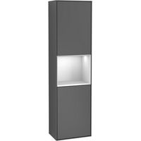 V&B Hochschrank Wandbeleuchtung Finion 41,8x151,6cm, l, Rg w m Lac, Anthrac. m