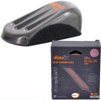 Vaunt Hand Shaped Sanding Block x25 125mm MESH Sanding Sheets V1439000 X1357013