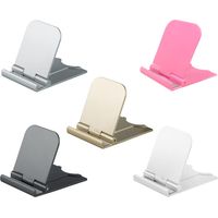 Ensemble de 5 supports pliables universels pour téléphones portables, tablettes, liseuses, mini iPads et smartphones.