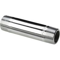 Viega Langnippel, R 3/4, L 120 Rotguss oder Siliziumbronze, verchromt Modell 3530, 447632