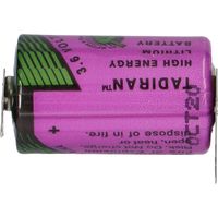 Tadiran Lithium 3,6V Batterie SL 750/PT 1/2AA - Zelle 1/2 Print +/- -