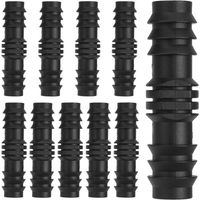 Lot de 20 raccords de tuyau, raccord de tuyau pour diamètre intérieur de 15.5 mm, système d'irrigation, tuyau goutte-à-goutte, kit de raccordement pour tuyaux pour systèmes d'irrigation