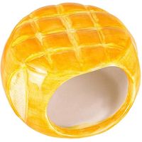 Nid en céramique pour cage à hamster et chinchilla, accessoires pour cage à hamster, cachette d'été pour hamster, nid pour petit animal de compagnie hamster-Hamburger